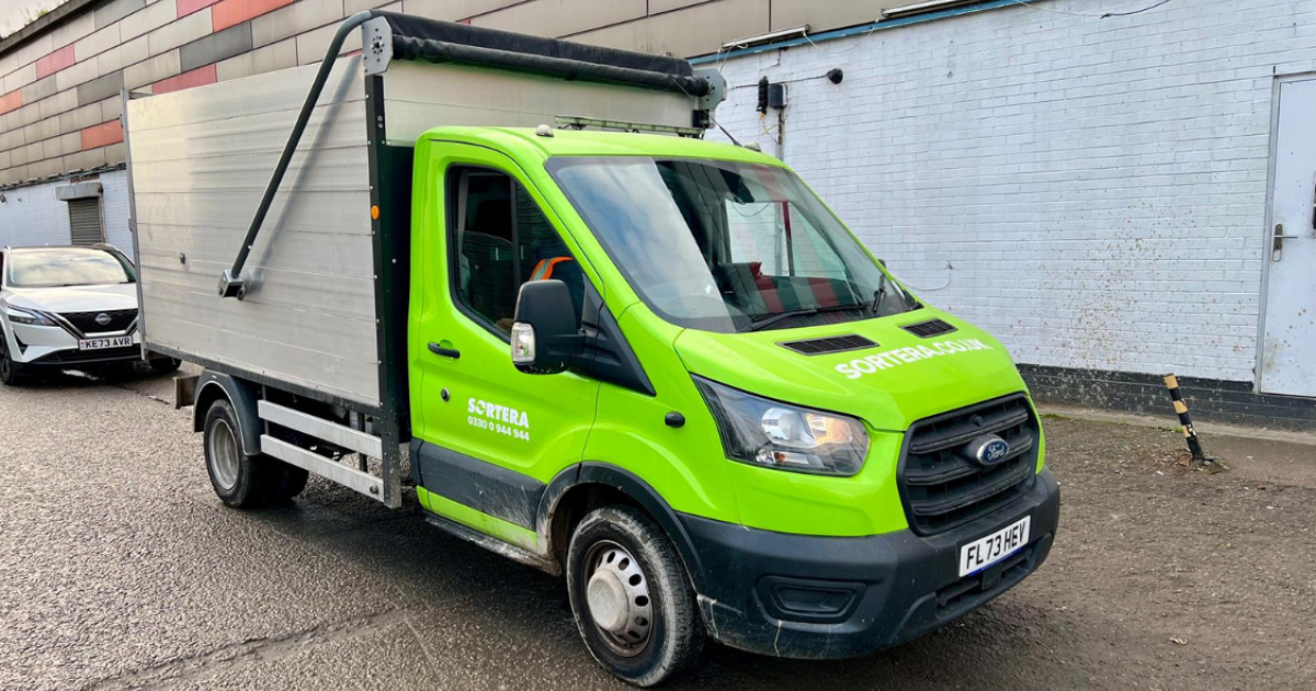Caged Tippers for Secure Waste Disposal Sortera